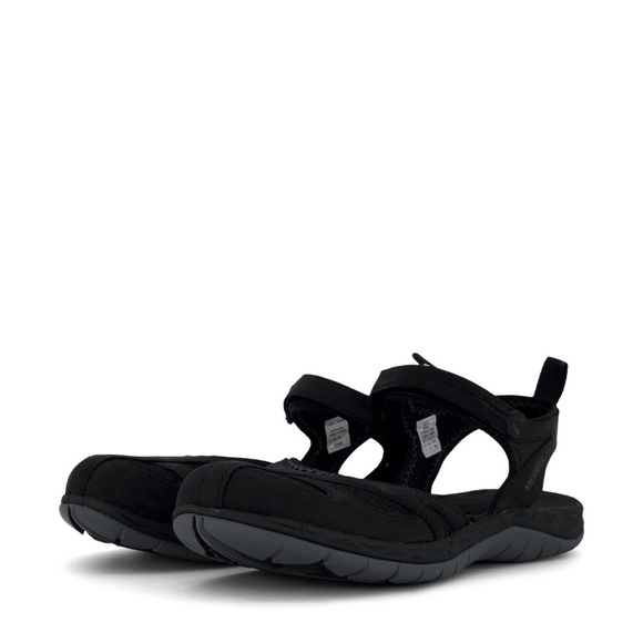 Merrell Siren Wrap Q2 Sandals Black Size 7 US - Picture 1 of 13